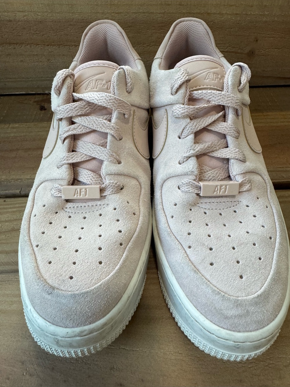 Nike Air Force 1 Suede Sneakers - Light Pink